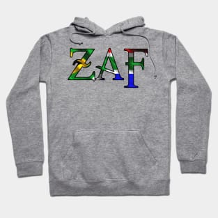 South Africa South African flag ZAF Hoodie